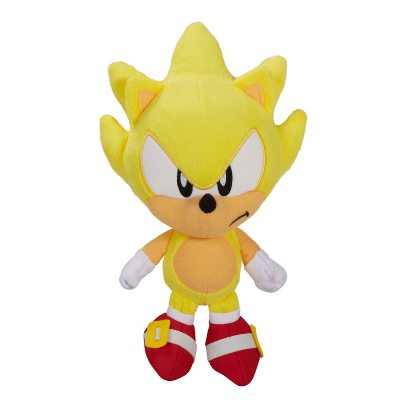 Sonic The Hedgehog Super Sonic 7-Inch Plush Collectible Stuffed Figure - Image 2