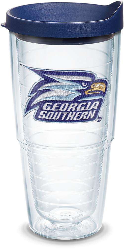 Tervis Made in USA Double Walled Georgia Southern University GSU Eagles Insulated Tumbler Cup Keeps Drinks Cold  Hot 24oz Primary Logo