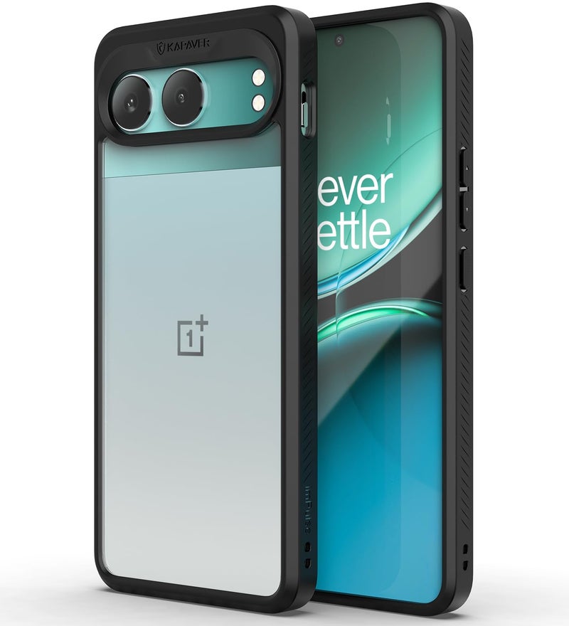 KAPAVER Impulse Back Cover Case Compatible for OnePlus Nord 4 (PC + TPU) (Black) - Image 1