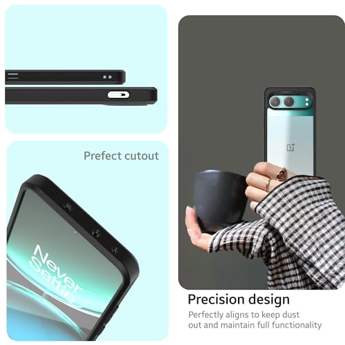 KAPAVER Impulse Back Cover Case Compatible for OnePlus Nord 4 (PC + TPU) (Black) - Image 4