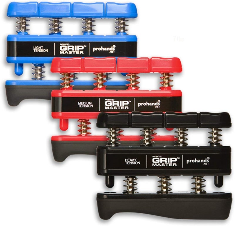 Prohands Gripmaster Hand Exerciser, Finger Exerciser (Hand Grip Strengthener), Spring-Loaded, Finger-Piston System, Isolate & Exercise Each Finger - Image 1