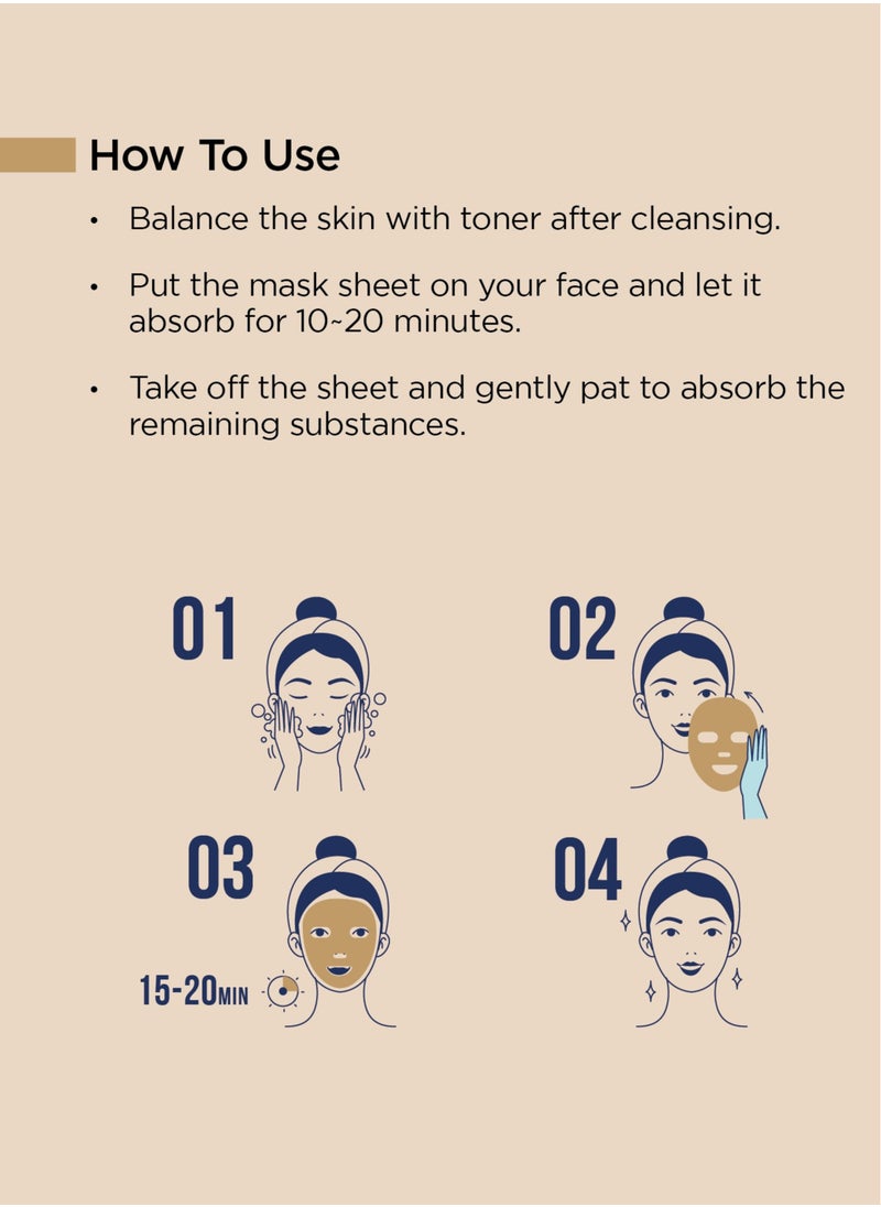 Banobagi - Vita Cocktail Foil Mask – Brightening Dual Function Face Mask with Niacinamide for Radiant, Even Skin Tone. Korean Skincare Mask designed to hydrate, brighten, and improve skin texture. Perfect for all skin types, it nourishes and revitalizes for a glowing complexion – Pack of 3 - Image 1