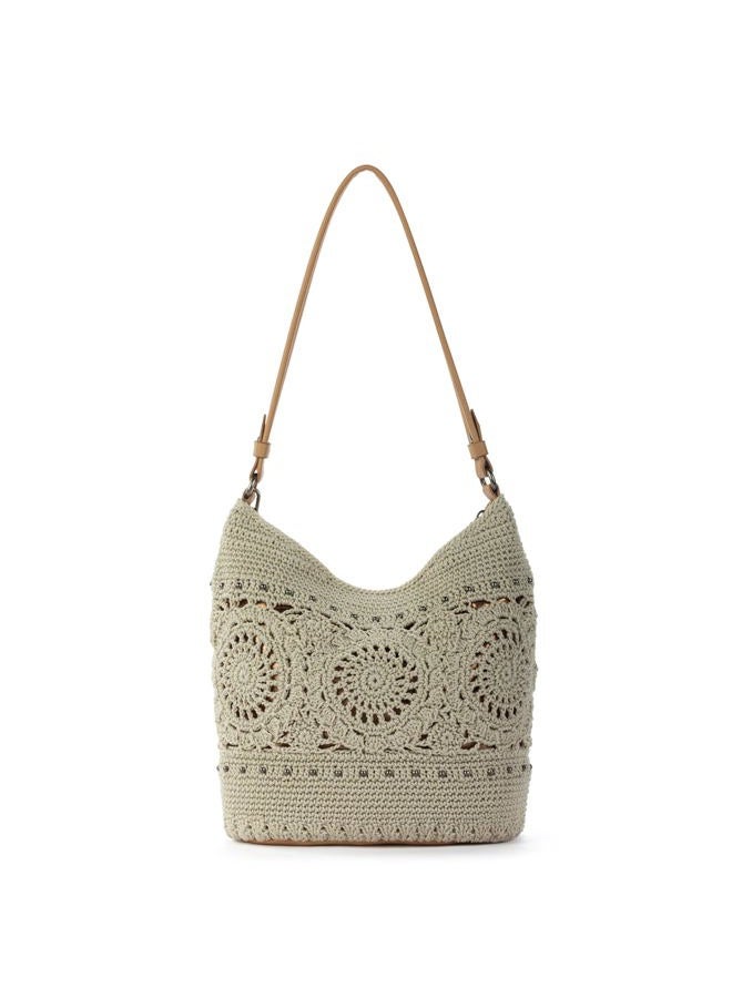 The Sak womens Sequoia Hobo Bag in Hand-crochet, Natural Grey Medallion, One size - Image 5