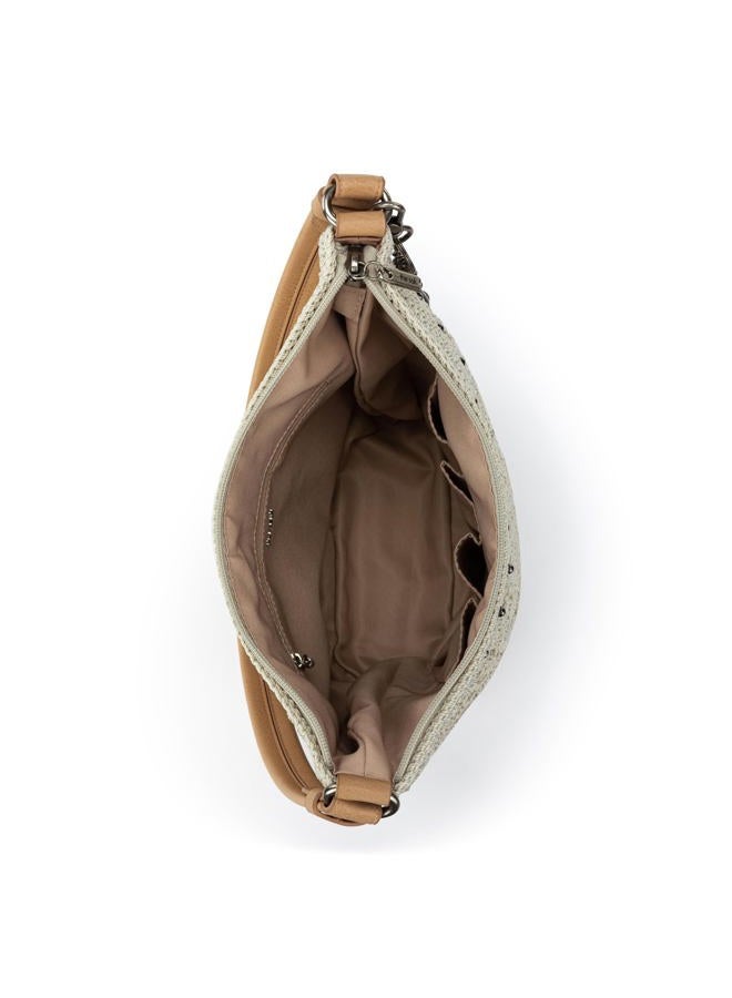 The Sak womens Sequoia Hobo Bag in Hand-crochet, Natural Grey Medallion, One size - Image 4