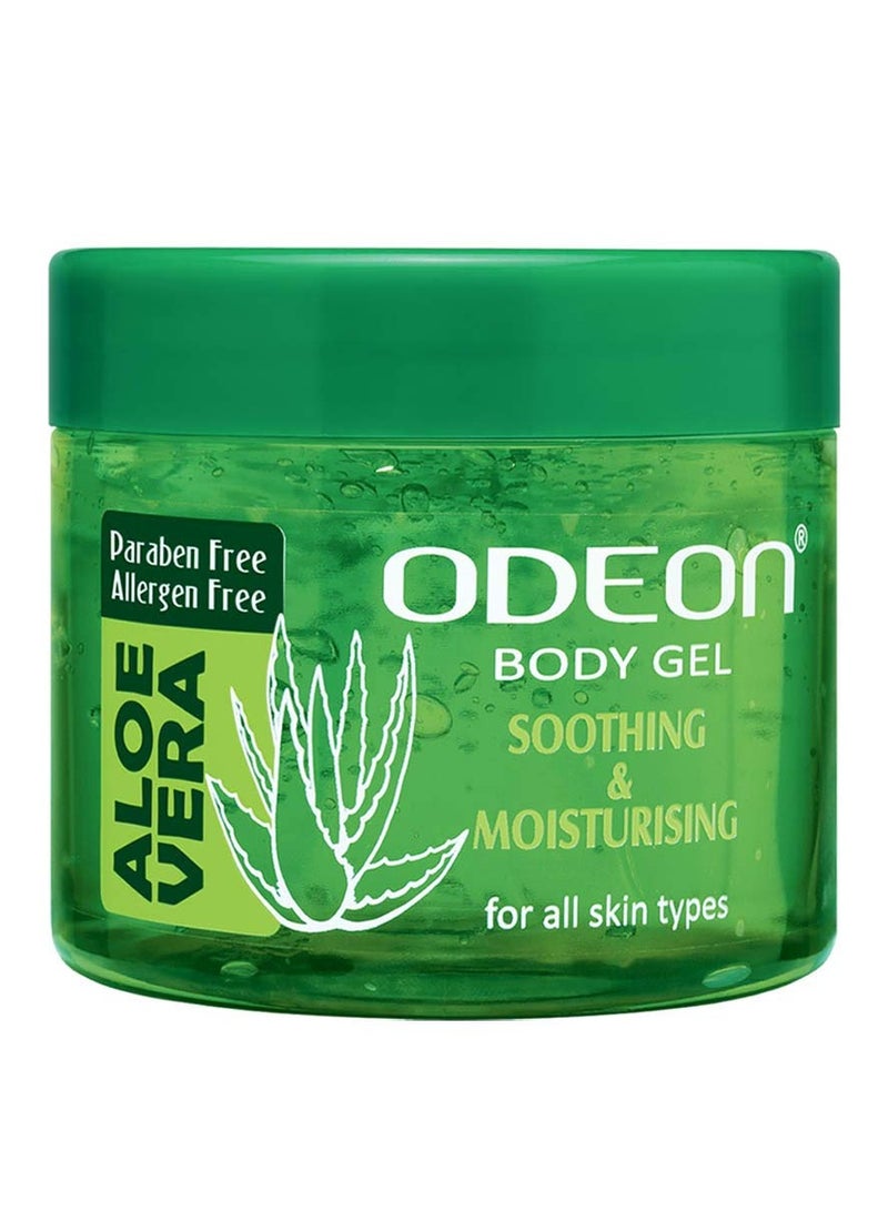 Odeon Aloe Vera Gel (300Ml) Soothing Moisturizer For Dry Skin Sunburn Relief Hydrates Repairs and Calms Irritation Natural Paraben-Free Best For All Skin Types - Image 1