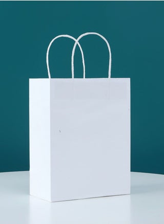 COOLBABY 12 PCS/Bag Medium Gift Bags Kraft Paper Bags with Handles for Party Favors (21 x 27 x 11cm,White) - pzsku/Z352DEEB9B3223F22802FZ/45/_/1669183461/a3f895ef-909f-4825-a40c-89b189913797