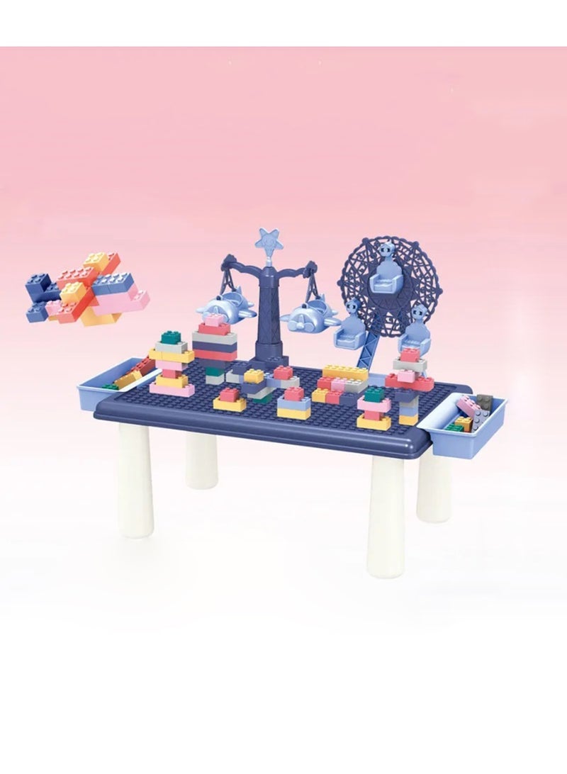 3D Building Blocks with Table Educational Toys for Children Boys Girls Early Education Toys Puzzle 69 Pieces - Image 5