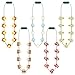 Traplace 5 PCS Light Up Christmas Necklace Colorful LED Christmas Light Necklaces 3 Modes Christmas Party Favors Glowing Xmas Necklace with 9 Glow Bulbs Xmas Necklaces Decorations for Winter Theme Party Accessories - Image 2