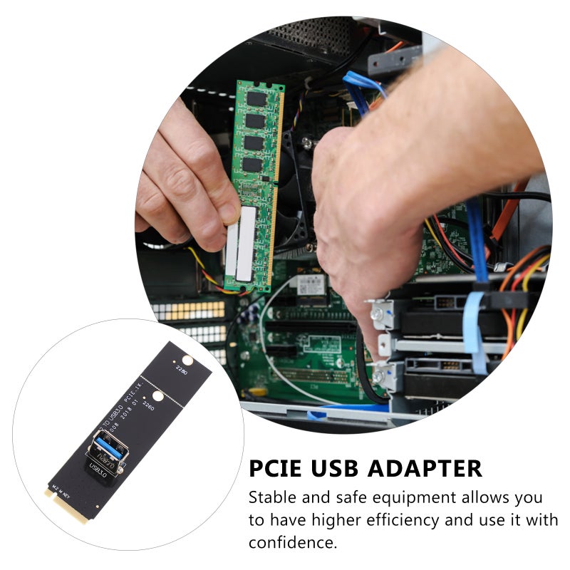 8 pcs USB 3.0 .2 Expansion Cards to PCIE USB 3.0 Computer Expansion Cards - Image 3