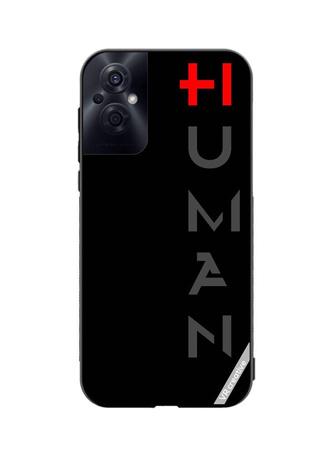 VR CREATIVE Protective Case Cover For Oppo Reno8 Z Black Design Multicolour - Image 1