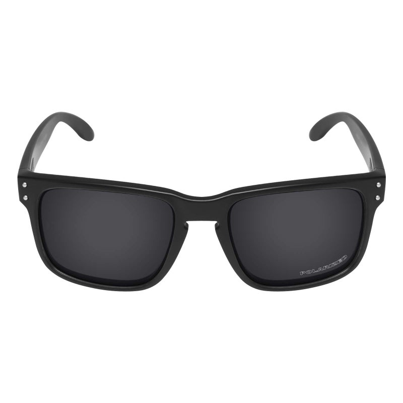 Mryok عدسات بديلة Mryok لعدسات Oakley Holbrook OO9102 - خيارات مقاومة للتآكل من مياه البحر مستقطبة - أسود خفي Mryok+ (تكنولوجيا حصرية جديدة) - Image 2