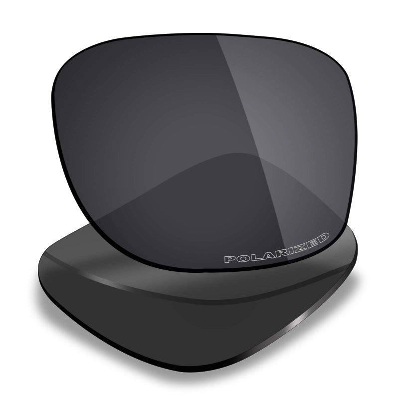 Mryok عدسات بديلة Mryok لعدسات Oakley Holbrook OO9102 - خيارات مقاومة للتآكل من مياه البحر مستقطبة - أسود خفي Mryok+ (تكنولوجيا حصرية جديدة) - Image 1