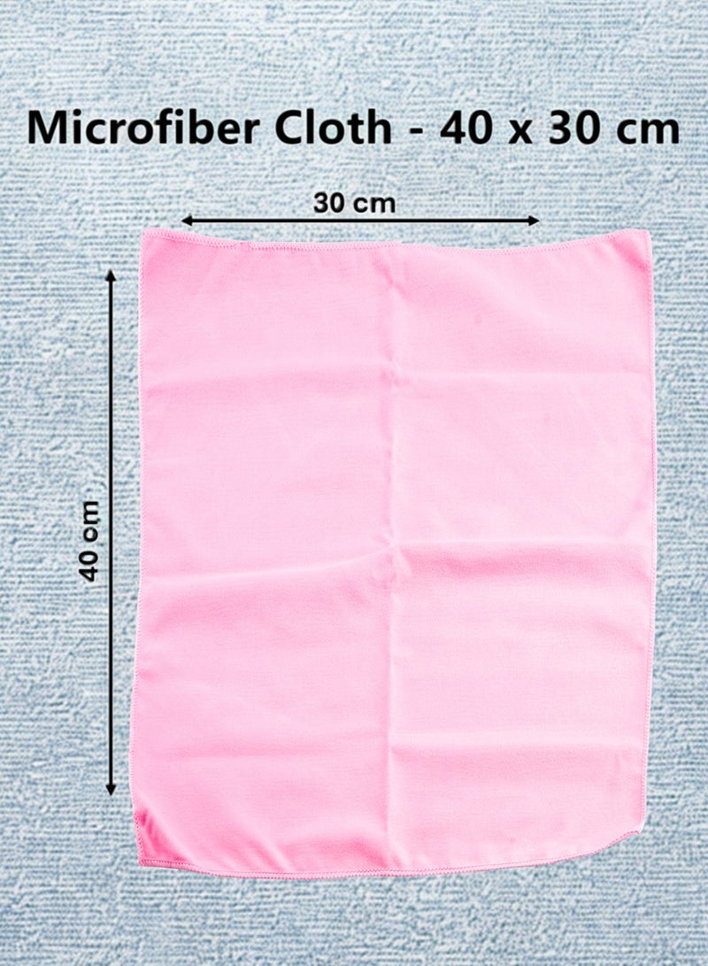 HERIOS 10-Piece Microfiber Cleaning Cloth Set multicolor 30x40cm  - Image 3