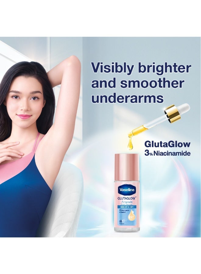 Vaseline 2-Piece Glutaglow Bright And Dry Ampoule Serum Deodorant 45 ML - Image 5