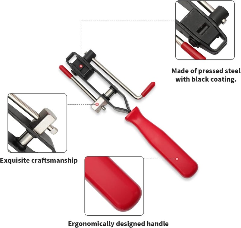 Alpha Rider 12 PCS CV Joint Axle Boot Clamp Pliers Tool with Clamps Kit - Image 4
