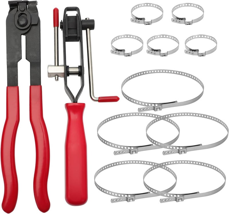 Alpha Rider 12 PCS CV Joint Axle Boot Clamp Pliers Tool with Clamps Kit - Image 1