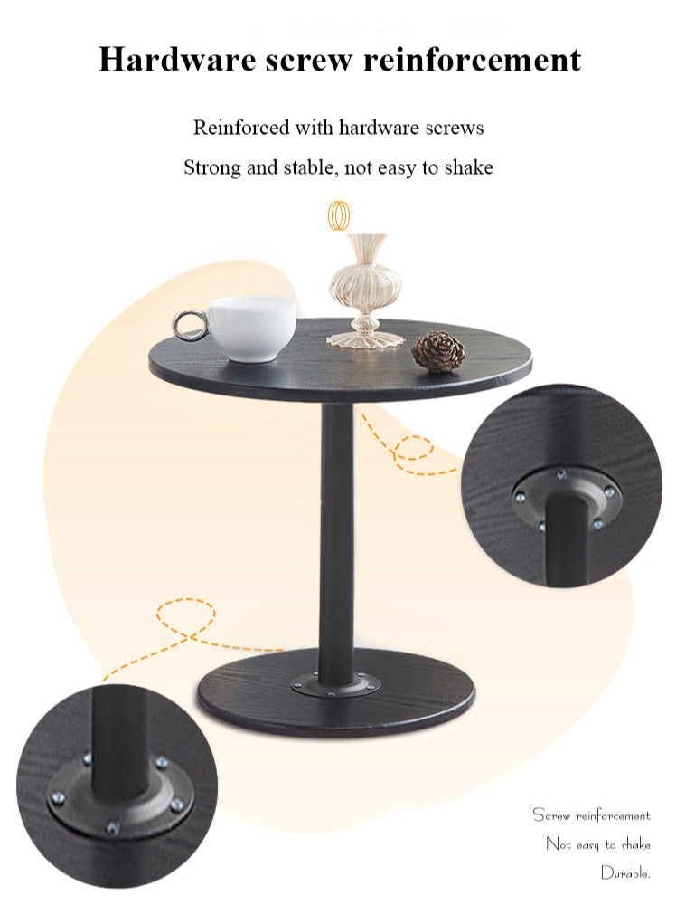 XiuWoo Metal Frame Coffee Table Side Table End Table TV Tray Table for Sofa Bedside Living Room Bedroom Small Spaces - Image 4