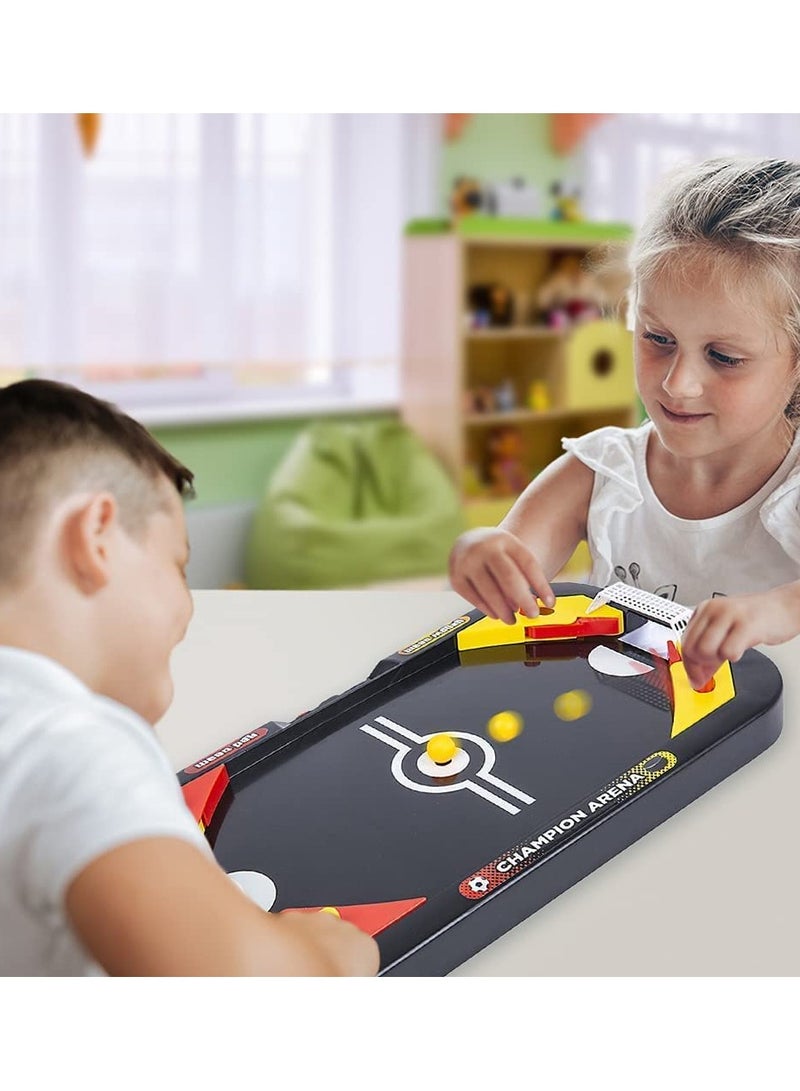 SYOSI 2 in 1 Sports Tabletop Game for Kids, Soccer and Hockey Table Game for Indoor Fun, Includes Pucks, Balls, and Strikers, Fits on Table or Floor for Hours of Action-Packed Play - Image 1