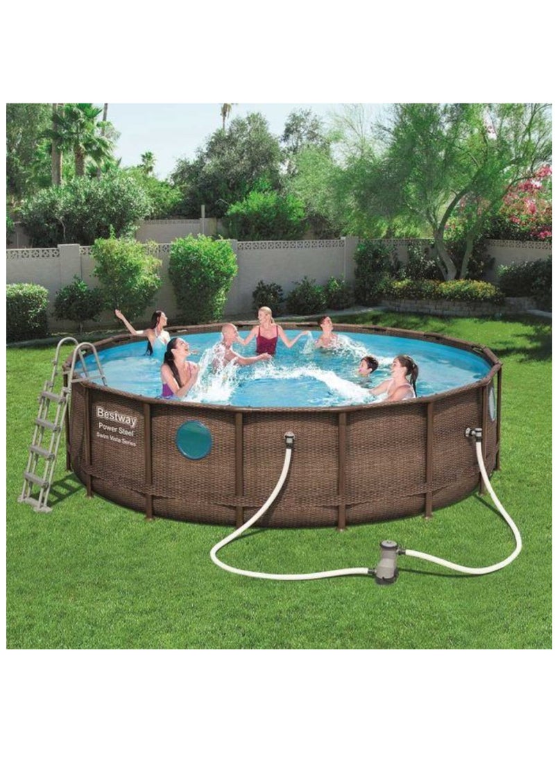 Bestway Power Steel Swim Vista Series II Round Pool 4.88mx1.22m - Image 2