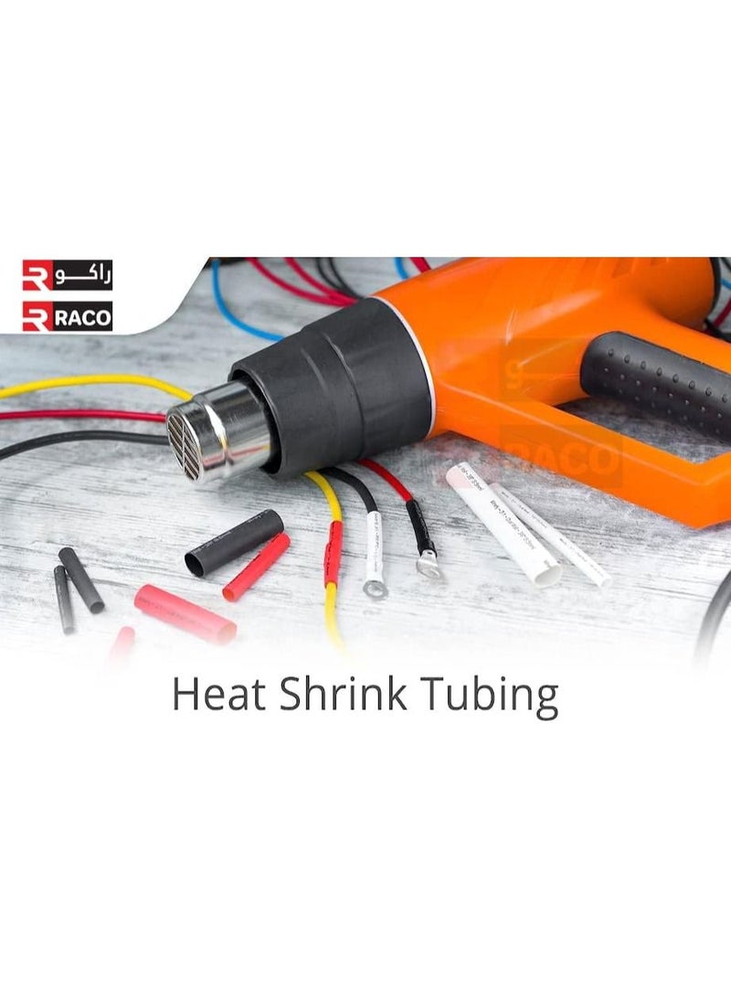 RACO Heat Shrink Sleeve, Good Quality Heat Shrinkable Tube For Wrap Cable Wire Insulation, 1 Meter Length- Green  - Image 4