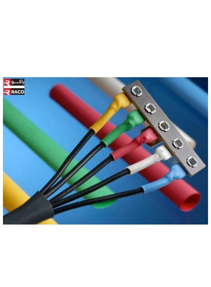 RACO Heat Shrink Sleeve, Good Quality Heat Shrinkable Tube For Wrap Cable Wire Insulation, 1 Meter Length- Green  - Image 3