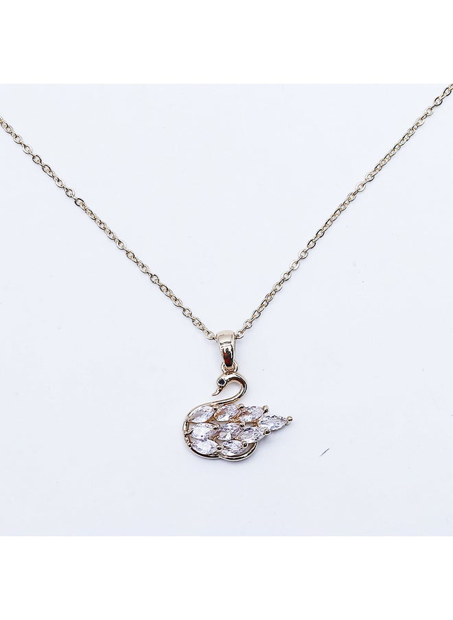 FLUFFY Duck Soft Necklaces Of Fluffy Women's Accessories-Gold  - Image 3