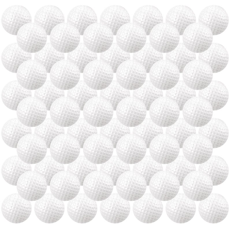 Junkin 80 Pcs Foam Golf Balls Practice Balls Realistic Feel and Flight Sport Training for Indoor or Outdoor Backyard Golf TrainingWhite - Image 2