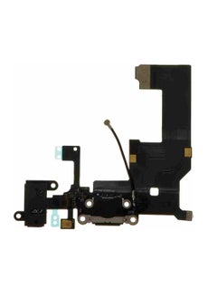 Generic Charge Port for Apple iPhone 5 Black CDMA & GSM  - Image 1
