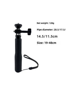 Generic Action Camera Selfie Stick GoPro12/11 Handheld 19inch Suitable For Dji Insta360x3/x4 Extension Rod-Color:1/4 Screw Type  - Image 1