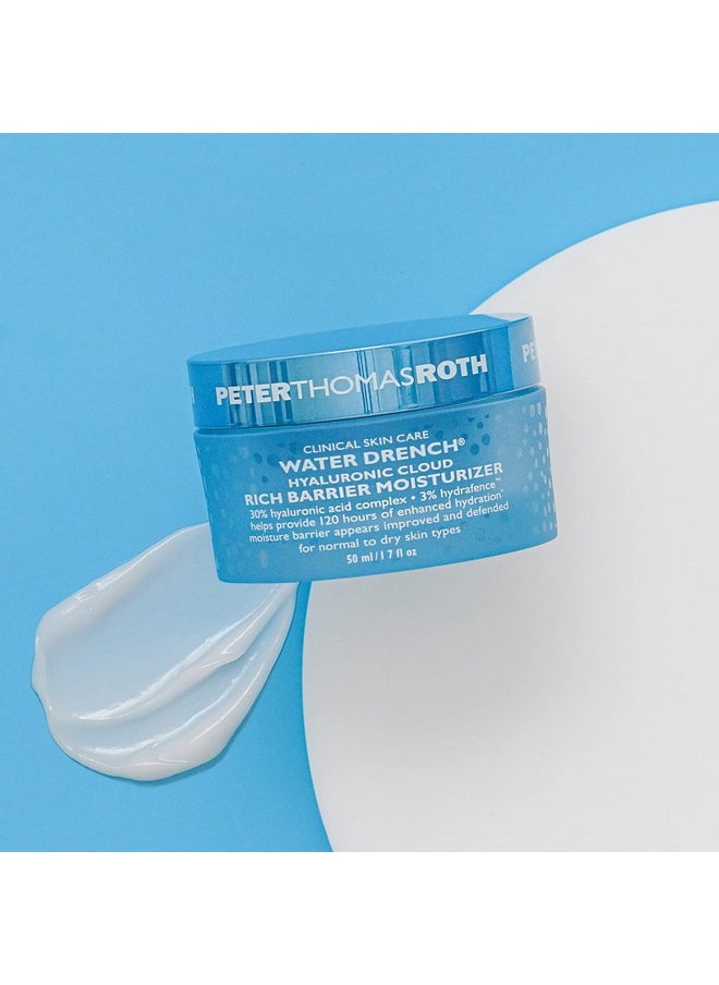 PETER THOMAS ROTH Peter Thomas Roth | Water Drench Hyaluronic Cloud Rich Barrier Moisturizer, Skin Barrier Cream, Hyaluronic Acid Moisturizer, Moisturizer For Dry Skin  - Image 2