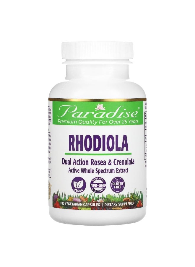 Paradise Herbs Paradise Herbs, Rhodiola , 180 Vegetarian Capsules  - Image 1