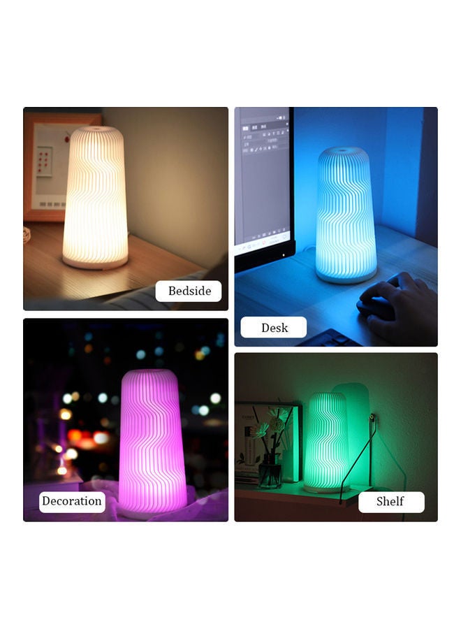 NIBEMINENT ZYS-3D printing lamp-phantom (remote control 16 colors) Ivory white 21*10*10cm - Image 4