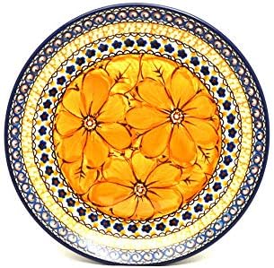 Polish Pottery Gallery Polish Pottery Plate  SaladDessert 7 34  Unikat Signature U408B - Image 1