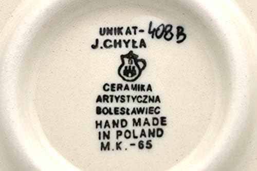 Polish Pottery Gallery Polish Pottery Plate  SaladDessert 7 34  Unikat Signature U408B - Image 3
