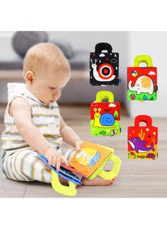 Generic Montessori Early Education Cloth Book Bed Baby Tear Not To Rot Stereo 0-3 Years Old Baby Children's Educational Learning Toys-Color:Dolphin Folding Cloth Book Bed-Specifications:OPP Packaging  - Image 2