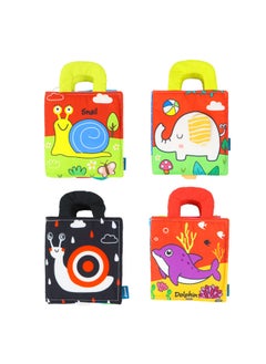 Generic Montessori Early Education Cloth Book Bed Baby Tear Not To Rot Stereo 0-3 Years Old Baby Children's Educational Learning Toys-Color:Dolphin Folding Cloth Book Bed-Specifications:OPP Packaging  - Image 5