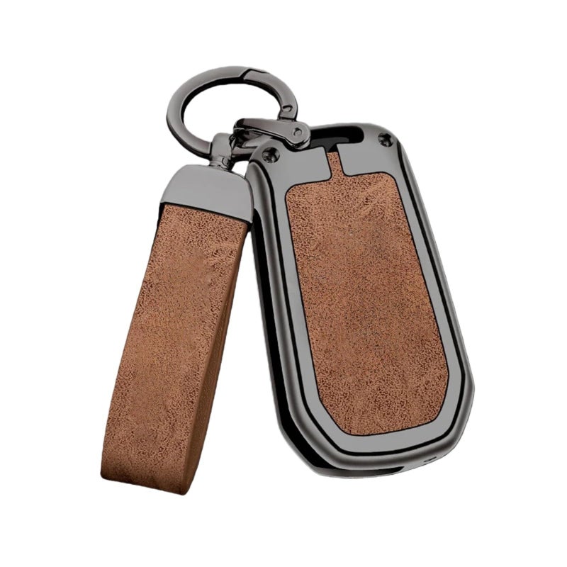 Brown Chain Smart Remote Key Case Cover Compatible For Opel Mokka Corsa Astra Phev Grandland 2025 - Image 2