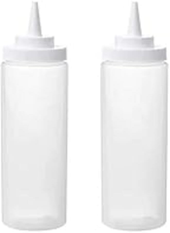 Ikea IKEA GRILLTIDER Squeeze Bottle, Plastic, Transparent, 330 ml (11 oz) 