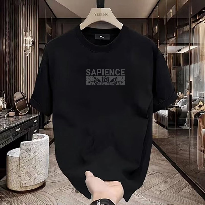 Men'S Cotton Short-Sleeve T-Shirt Heavyweight T-Shirt Base Layer Hong Kong Style Trendy Brand Loose Casual Versatile Top - Image 5