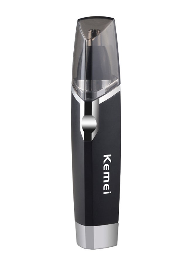 Kemei Detachable Nose Trimmer Efficiency Nostril Cleaner Black/Silver - Image 3