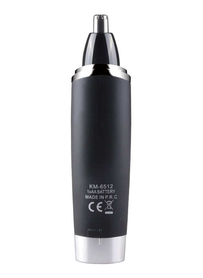 Kemei Detachable Nose Trimmer Efficiency Nostril Cleaner Black/Silver - Image 2