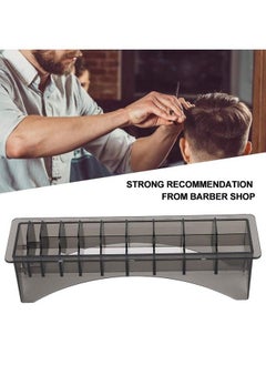 yuyte Rectangular Plastic Guide Comb Storage Box Universal 10 Grid Container Guide Comb Organizer Case Limit Comb Container Guide Container Box For Barbershop  - Image 3