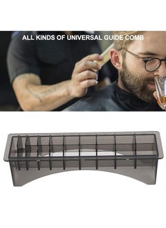 yuyte Rectangular Plastic Guide Comb Storage Box Universal 10 Grid Container Guide Comb Organizer Case Limit Comb Container Guide Container Box For Barbershop  - Image 5
