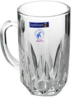 Luminarc Generic 150 Luminarc Arabic Shape Glass Mug 6-Pieces Set, 250 ml Capacity 
