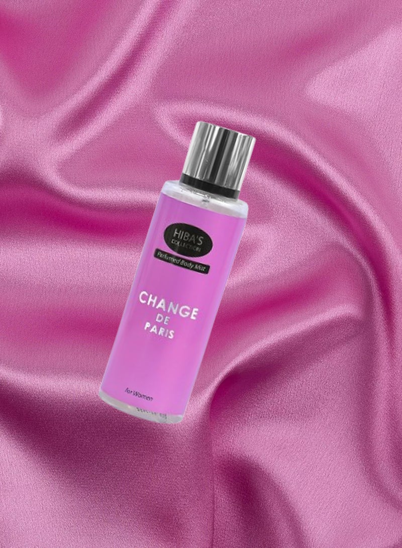 HIBA'S COLLECTION Change De Paris Perfumed Body Mist for Women – Luxurious Fragrance, 250ml (8.45 fl oz) – Long-Lasting and Refreshing Scent for Daily Wear - Image 5