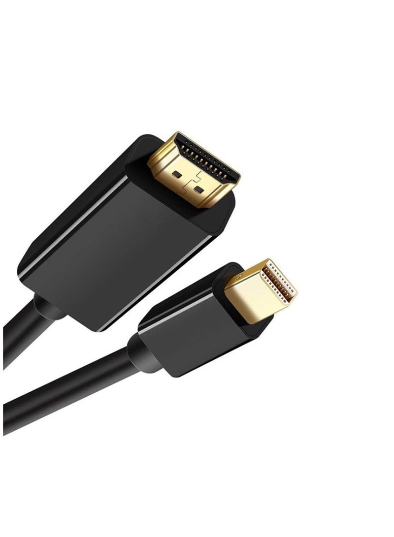 FUJISHKA Mini DisplayPort to HDMI Cable 1.8M, Thunderbolt to HDMI Cord with Optimal Chip Solution for MacBook Air/Pro, Surface Pro/Dock, iMac, Monitor, Projector – 1080P HD - Image 3