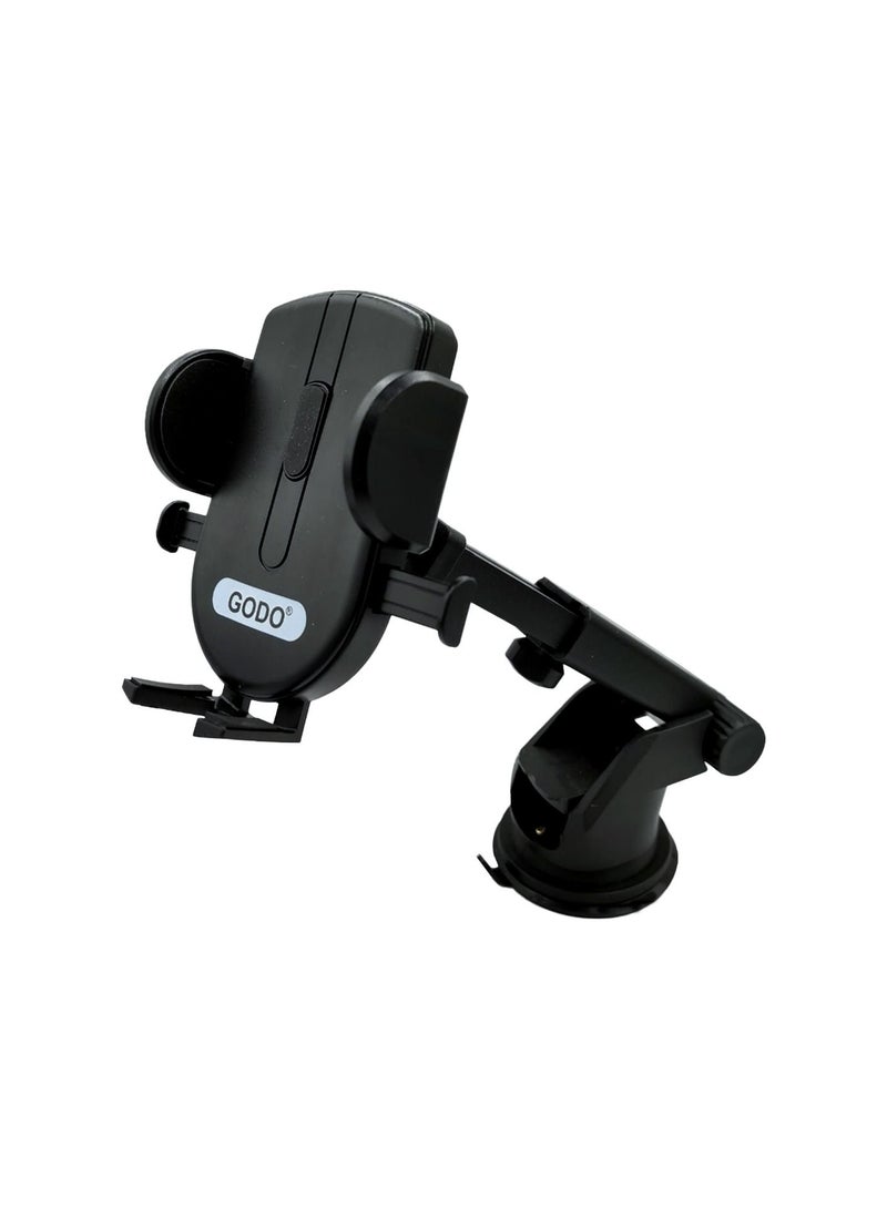 Godo Heavy Truck/Car Cell Phone Holder Phone Mount Mobile Holder/Bracket With Adjustable Height Extra Long Arm, Suction Cup Type - GODO - Image 3