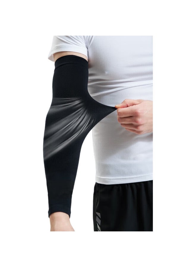 Mdikawe Wei [Two Pairs] Ice Silk Arm Sleeves, Sun Protection For Men And Women, Summer Driving, Outdoor Sports, Cycling, Uv Protection - Image 1