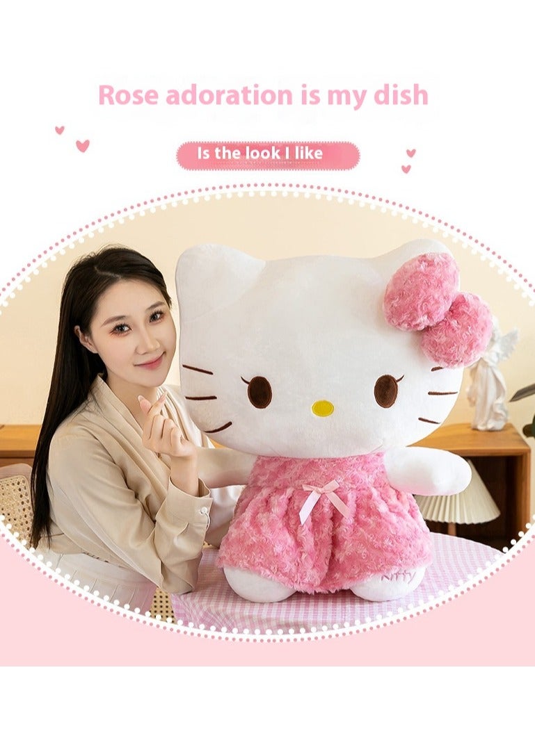 Sanrio 1-Piece Lovely Hello Kitty Cartoon Character Soft Stuffed Toy Ultra Soft Short Plush Cuddle Pillow Buddy - Image 2