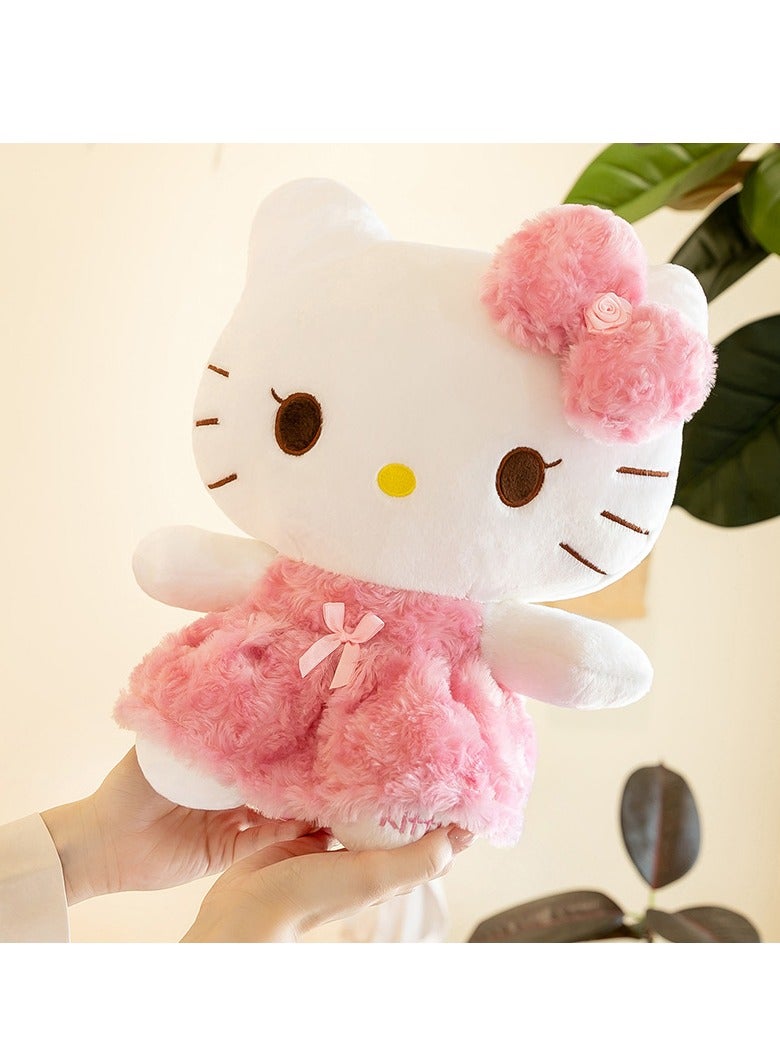 Sanrio 1-Piece Lovely Hello Kitty Cartoon Character Soft Stuffed Toy Ultra Soft Short Plush Cuddle Pillow Buddy - Image 1